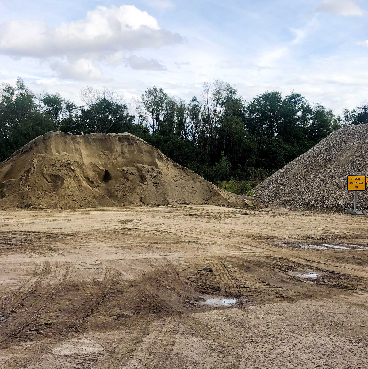 Concassage
sur chantier